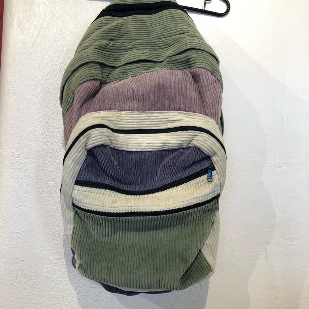 Corduroy backpack